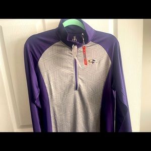 C-BUK NFL women’s 1/4 zip Raven’s size L